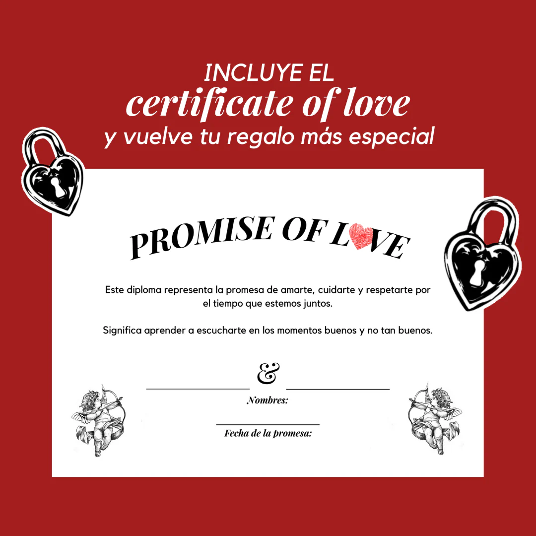 Certificado de amor (impreso)