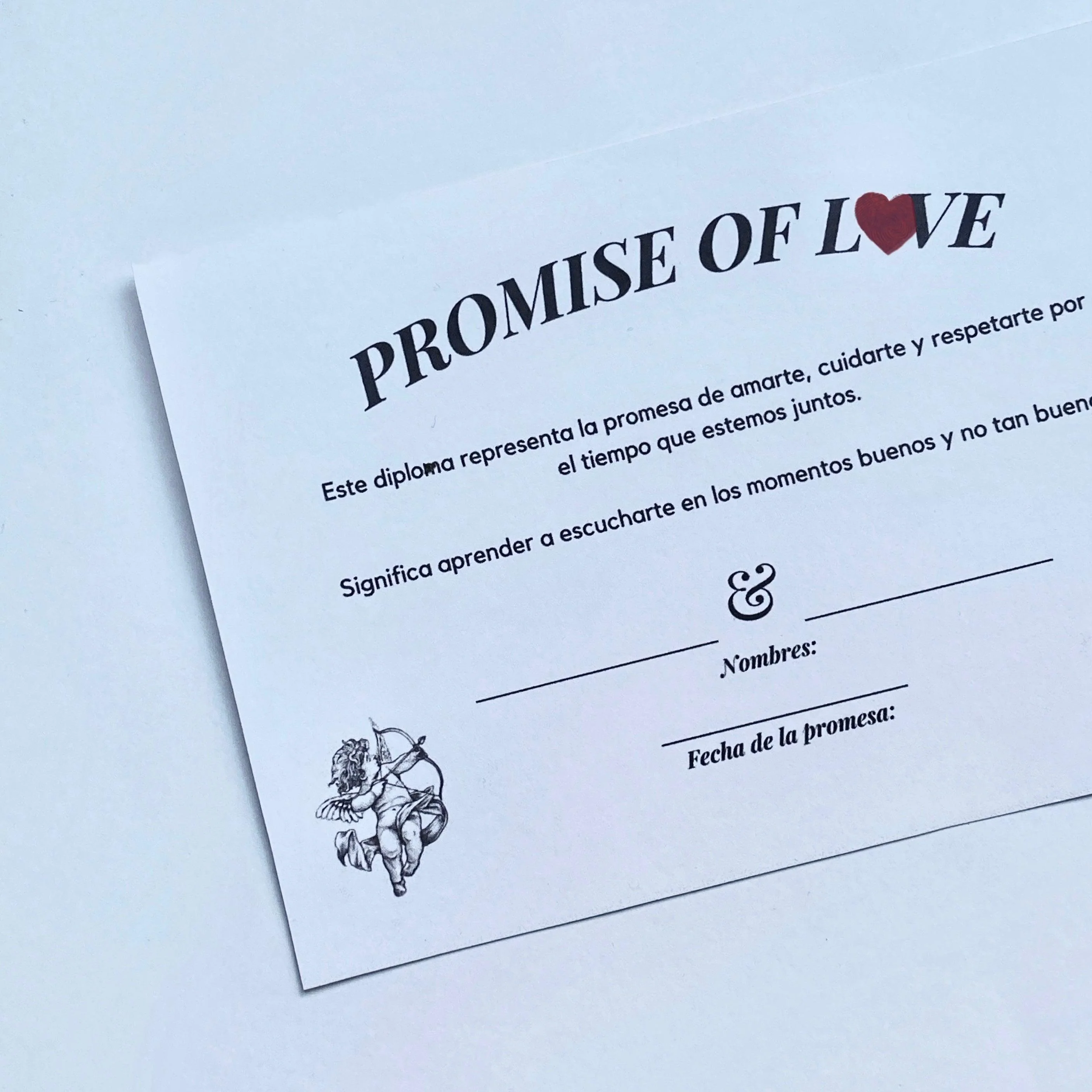 Certificado de amor (impreso) - Image 2
